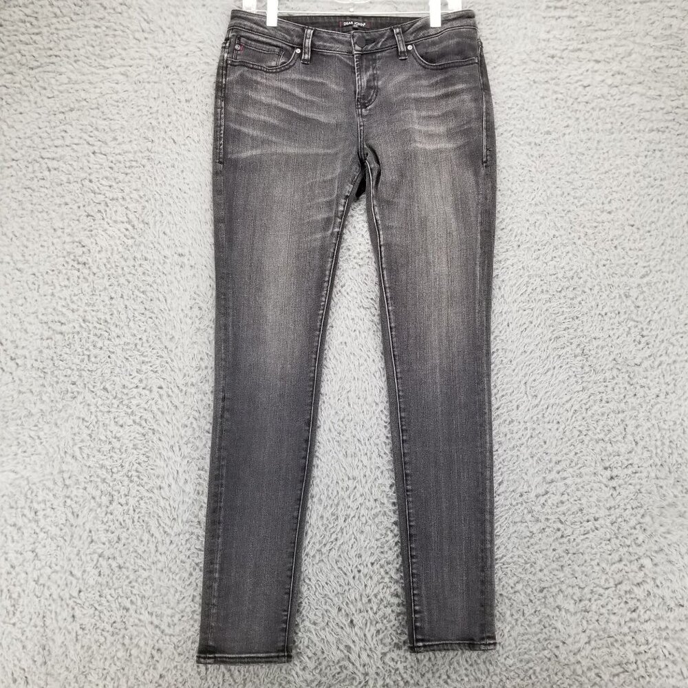 Dear John Jeans Womens 29 Gray Joyrich Skinny Stretch Denim